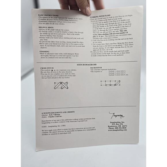 Imaginating Chicken Trio Cross Stitch Pattern by Diane Arthurs - Picture 3 of 3